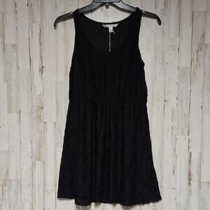 LC Lauren Conrad Black Sleeveless Scoop Neck Sundress